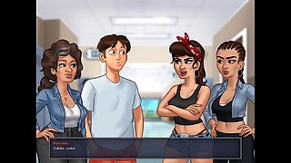 Summertime Saga Cap 79 - the Hospital Receptionist Gives Me a Blowjob