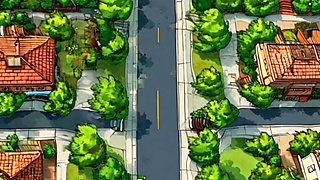 Sexy Housewife Fucks with a Stranger While Her Husband Is at Work / Toon / Cartoon / Animation