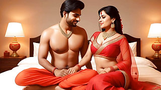 Hot indian housewife excited for sex with office boss