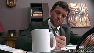 Getting The Boss's Attention With Preston Parker, Jasmine Caro - Brazzers