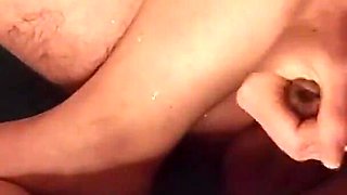 Romantic Bath Handjob From Behind Until Cum