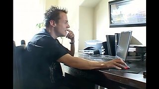 Big ass bitch fucked by 3 guys