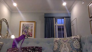 Awesome Big Boobs Blonde Masturbates In The Shower