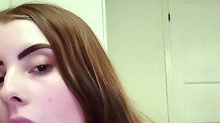 Amateur Facial For Teen Brunette
