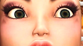 Hard sex in the sci-fi lab! Hot blonde in restraints gets fucked by an alien