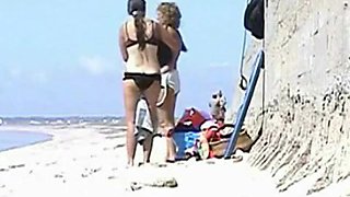 Hidden beach voyeur milf video