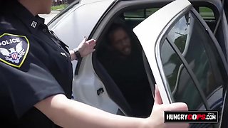 Hungry Mom Cops Take Advantage Of Thug