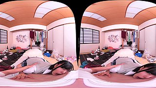 Japanese Students Surrenders to Wild Passion in Virtual Reality