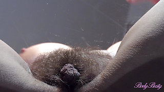 Hot curvy dance without panty