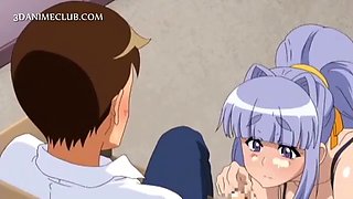 Straight anime and hard oral sex with teen doll