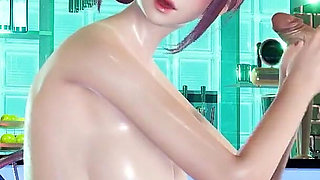Nakai Yukino Pool Party in a Bikini No Hands Blowjob Wet Titjob and Face Cumshot with Sitting Handjob in 3D Hentai