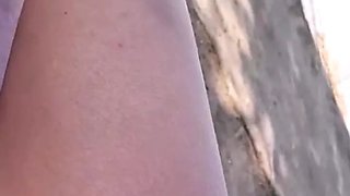 Tssweetheart tease beach feet, nailtoe and smoke fetich outdoor public
