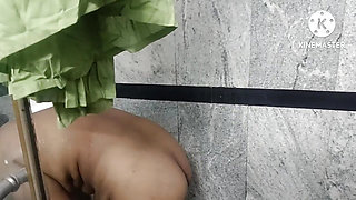 Indian Telugu hot wife bathing