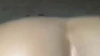 Super Hot Oiled POV Sex with My Ebony Stepsister Until I Explode Cum
