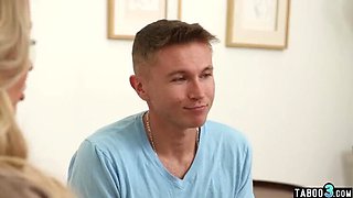 Busty MILF Alura Jenson fucks stepson in wild anal taboo roleplay