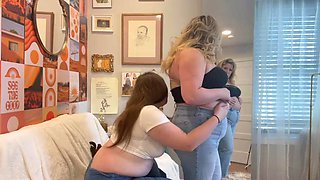 Bbw belly stuffing