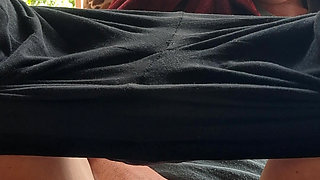 Patio play and a smoke