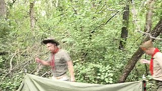 Scoutmaster Patrick fucks scout Noah White