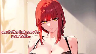 Makima Interrogating you   JOI   (Femdom, Extreme CBT,