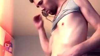 Fag edge piss and cum