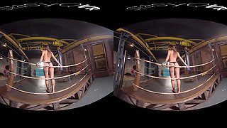 One Tough Knockout - Fit Boxing Girl Striptease