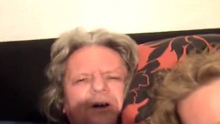 German BBW Threesome Blowjob - Big Dick Sucking Action