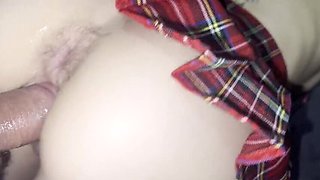 Emily18 Gets Filled With Cum After School - Tight Teen Pussy Creampie
