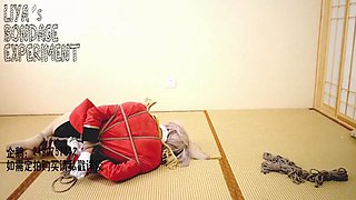 Chinese cosplay and self bondage