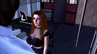 Cheating Wife with Petite Body Got Fucked and Impregnated by a Big Black Cock Boss