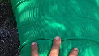 Step Brother Fucked Big Ass Step Step While Hiking in Jungle - Public Outdoor Doggy Style for the Big Tits