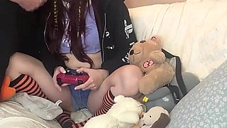 Doggystyle Fuck and Deepthroat of Step Daughter