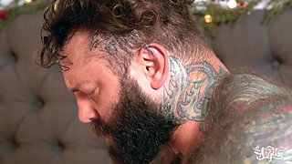 Tattooed trannie crazy anal video
