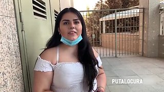 Chubby Amelia Putalocura Fucked by Torbe in Public