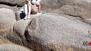 Fucking the Hottie's Ass on the Beach