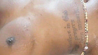 Spread Her Wet Squirting Pussy for the African BBC's Threesome Hardcore Fucking and Sucking