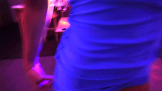 BIMBO SLUT  Goes WILD at PARTY  in tight MINI DRESS and Gets FUCKED