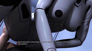 Projekt Passion Busty Ai Sex Robot Gets Anal Fucking by Big Cock with Big Bouncing Tits