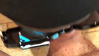 MILF POV Blowjob in Latex with Cum on Tongue