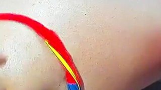 Colombian Girl Deep Bigger Dildo Until Squirt Alot Drinking All Hot Juices Daddy Lovee