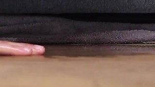 Squirting Through Leggings & Gape Her Ass