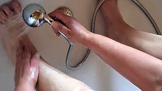 Washing Dirty Feet in the Bathtub