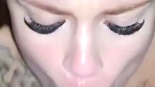 My Naughty Boyfriend Took Me to Suck a Stranger's Cock in the Gloryhole