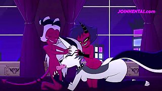 Hot 3D Hentai Threesome - Sinful Cartoon Sex Parody UNCENSORED