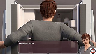 New reporter, three dimensional, visual novel