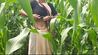 My real sister-in-law, the elder brother's housewife, had been asking for many days to make a mare in the open forest field and leave it, today I told my sister-in-law to farm maize in the open forest.