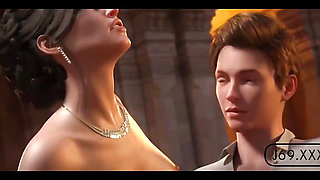 boy romantic fun at home alone
