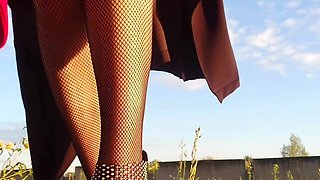 It's a Beautiful Sunny Day and I'm in Beautiful Stockings