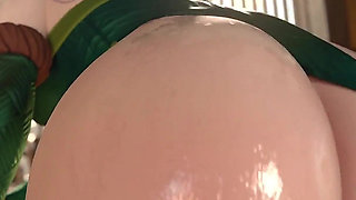 Megaera Hot White Big-booty Babe Riding Massive Monster Cock in Intense Hardcore Sex with Tight Pussy and Cum-soaked Finish