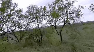 Sexy Black GF Blows BWC American BF