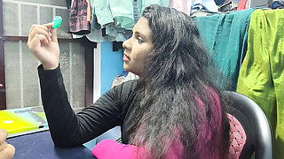 Indian Boss Fucks Male Staff in Office - Hot Secretary Seduction